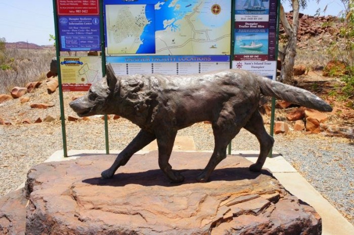 Red Dog statue
